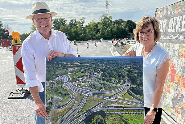 Verkehrsfreigabe des neuen Bogens – Meilenstein für Baumaßnahme Umgehungsstraße Münster