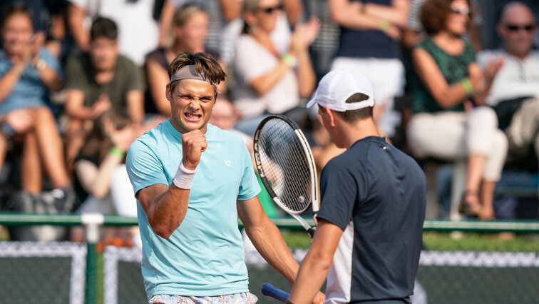 Patrick Zahraj und Tim Rühl versetzten den Court 2 in Ekstase.