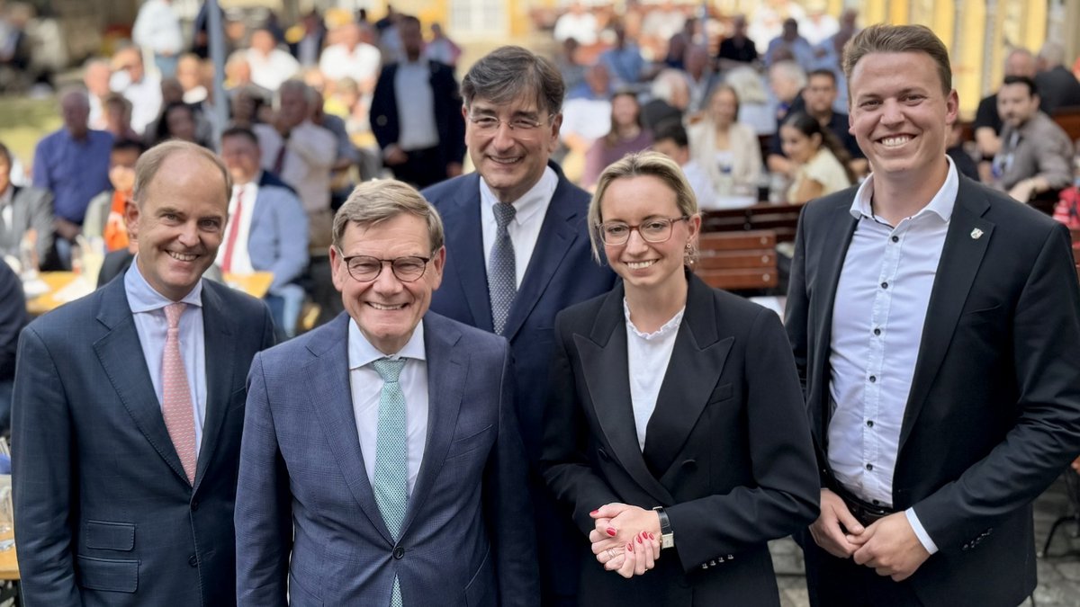 Bundesaußenminister Johann Wadephul zu Besuch in Bielefeld