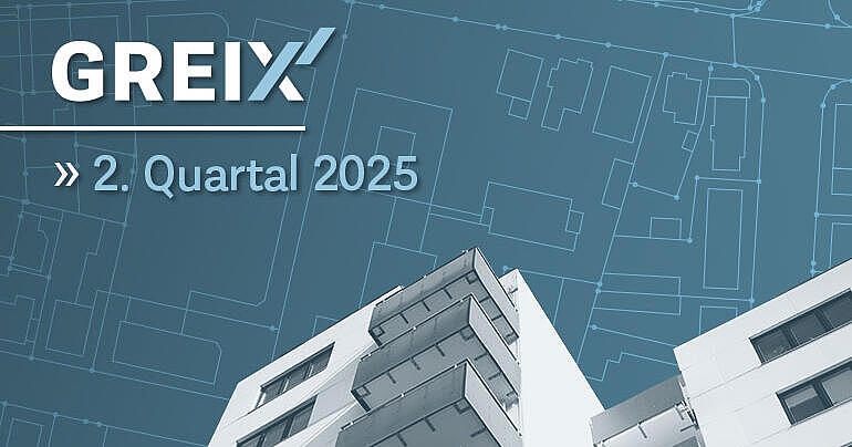GREIX-Kaufpreisindex Q2 2025: Immobilienpreise steigen moderat