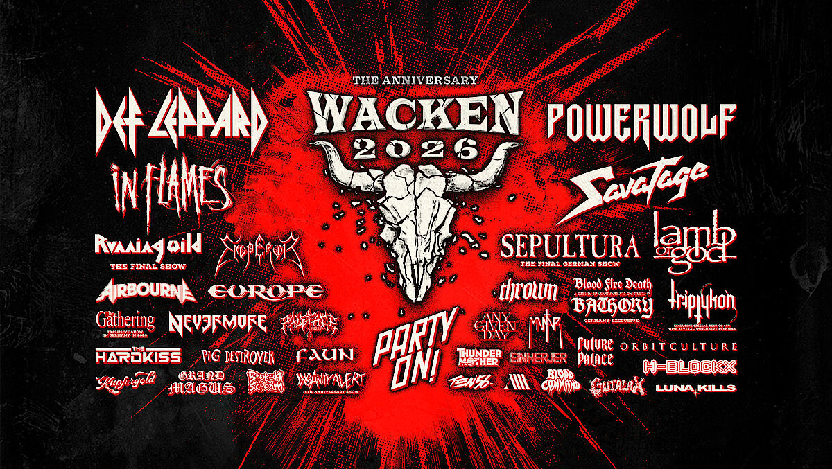 PARTY ON! - Die ersten 35 Bands für das W:O:A 2026!
