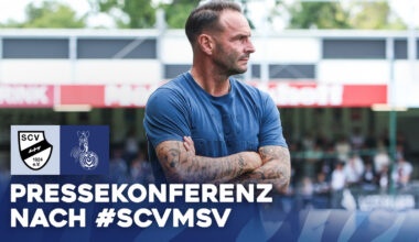 Die Pressekonferenz nach dem Sieg in Verl