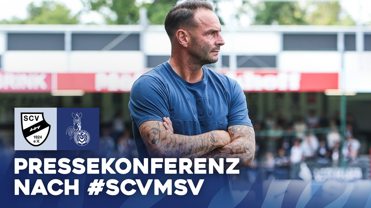 Die Pressekonferenz nach dem Sieg in Verl