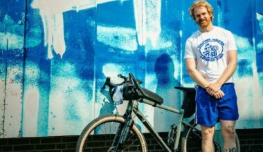 Hertha-Fan radelt zum Pokal-Spiel nach Münster