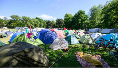 Linksradikale Zeltstadt in Frankfurts größtem Park | Politik