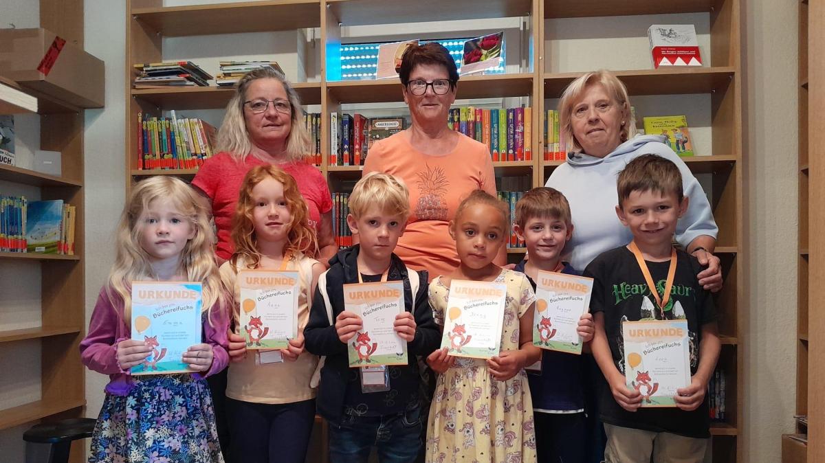 Traustadt: Büchereifuchs in Traustadt