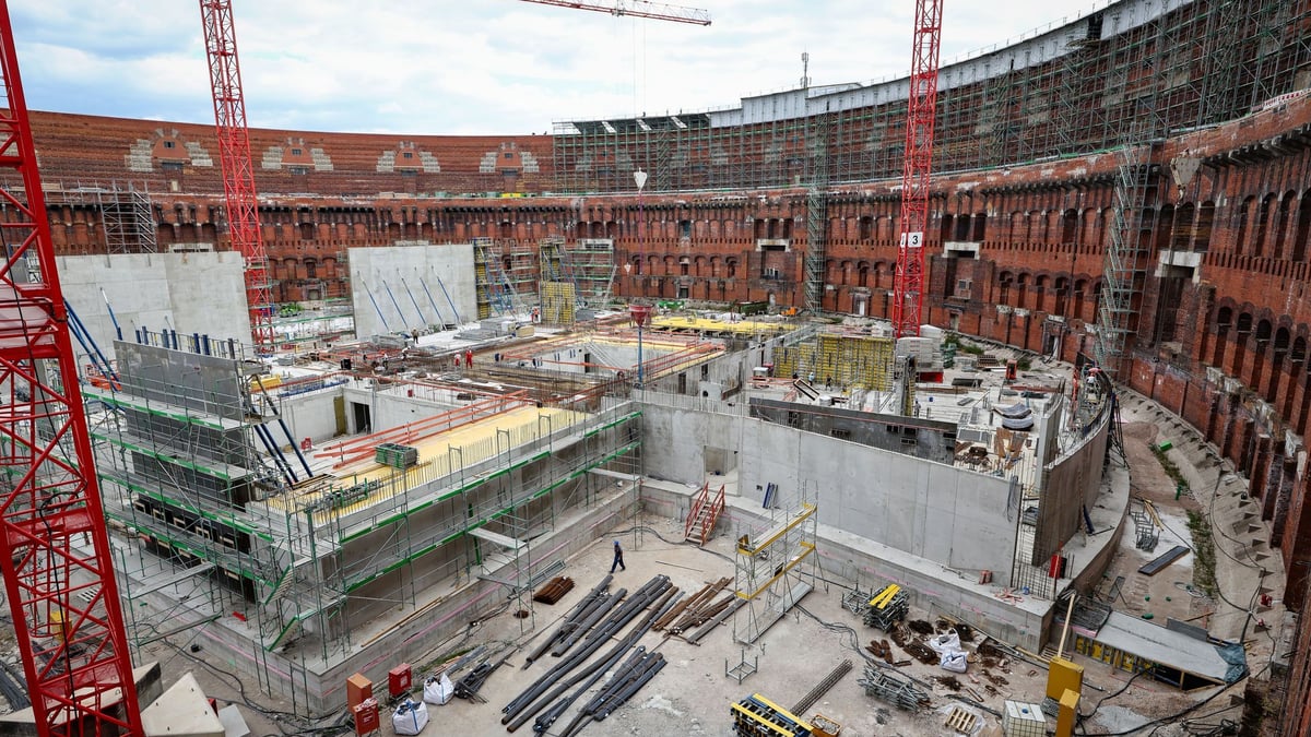 Neues Opernhaus am Nazi-Bau in Nürnberg wächst