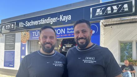 Die Brüder Engin und Serkan Kaya aus Neukölln.