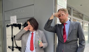 Schmierereien an Büroräumen der Kölner Ratsfraktion Die PARTEI