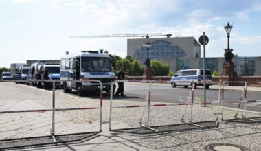 Die Sicherheitsvorkehrungen in der deutschen Hauptstadt sind hoch