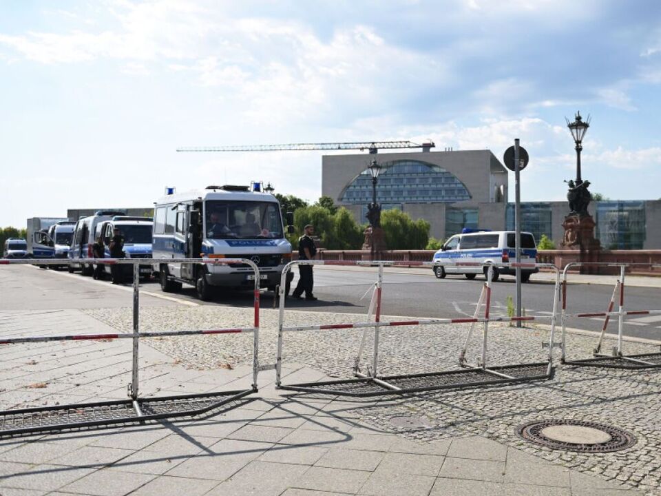 Die Sicherheitsvorkehrungen in der deutschen Hauptstadt sind hoch