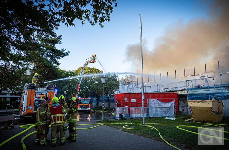Schaden in Millionenhöhe bei Turnhallenbrand in Hannover