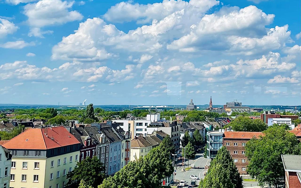 Dortmund Skyline vom Polizeipräsidium aus
