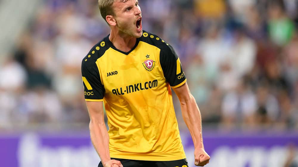 Dynamo's Christoph Daferner is also out with injury in Bielefeld. (Archive picture) / Photo: Robert Michael/dpa
