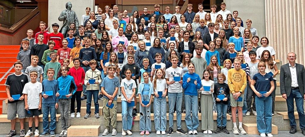 Nicht nur die Schulbesten am WGG bekamen Bücher