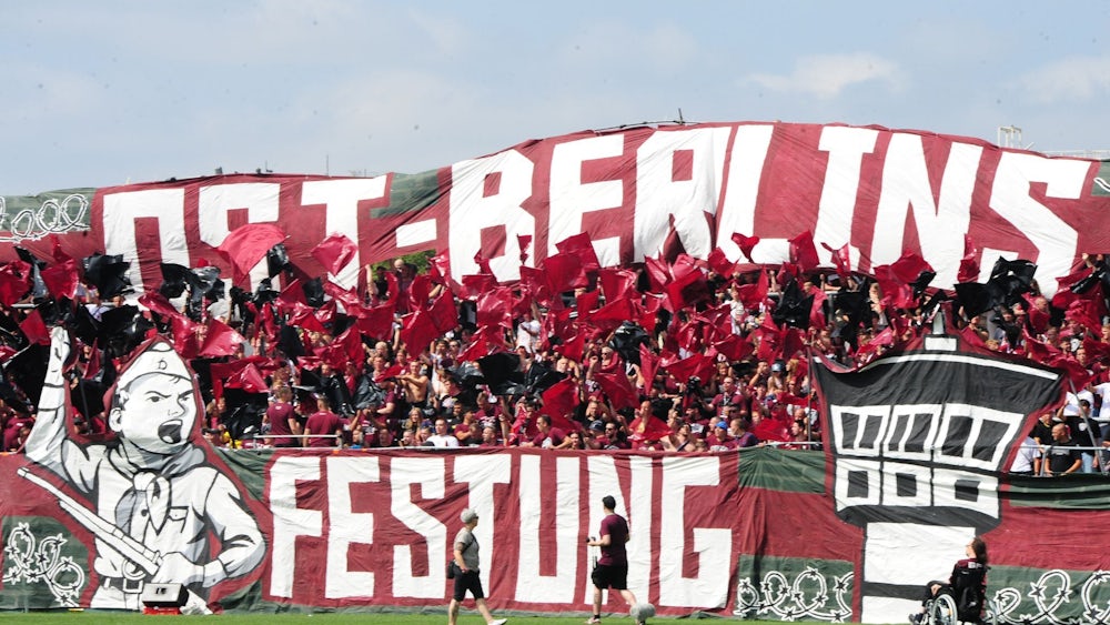 Die Berliner Anhänger sorgten für Stimmung.