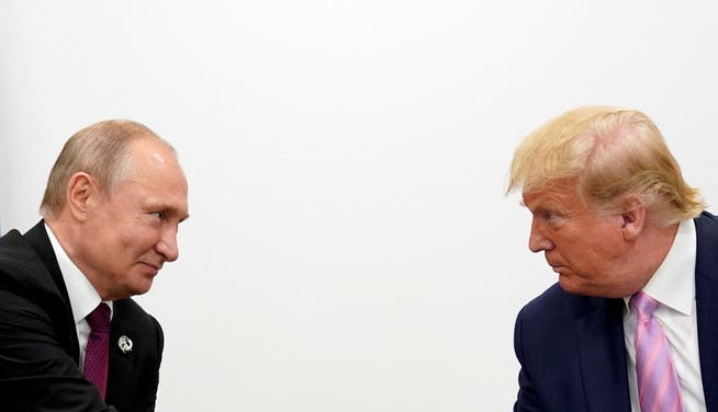 Wladimir Putin und Donald Trump beim G-20-Gipfel in Osaka im Juni 2019.