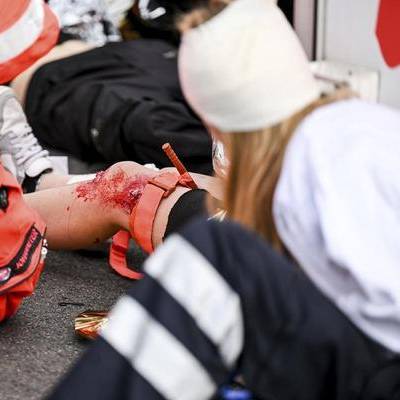 Rettung hautnah in der Duisburger Innenstadt
