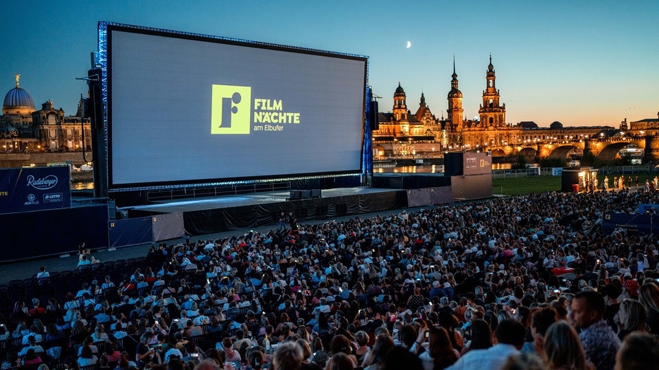 Weniger Besucher bei den Filmnächten am Elbufer in Dresden