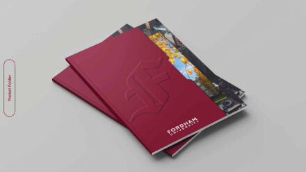 Fordham University Campus Corporate Design Print, Quelle: Fordham University