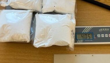 Ein Kilo Amphetamine im Rucksack