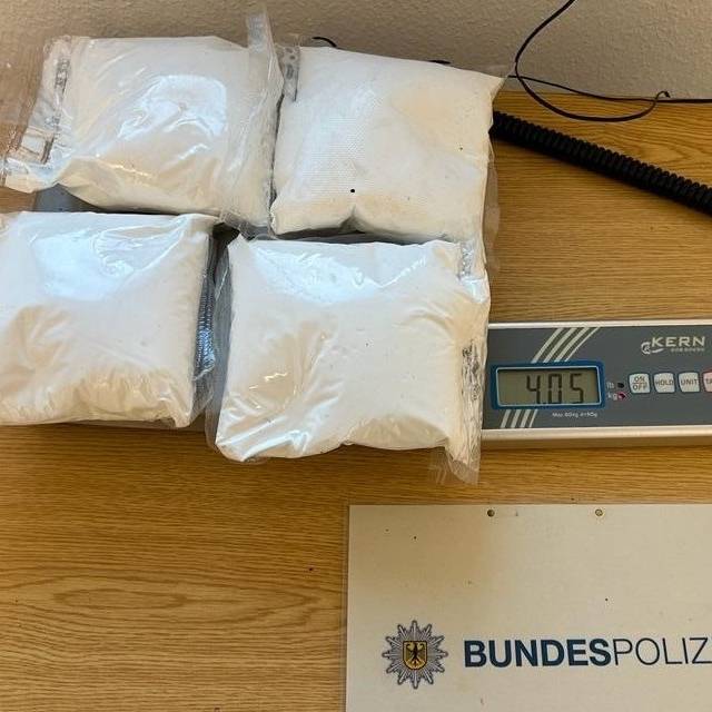 Ein Kilo Amphetamine im Rucksack