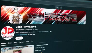 Das Foto zeigt eine Social-Media-Plattform eines  Video-Produzenten mit dem Pseudonym "Jean Pormanove".