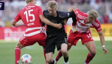 Union Berlin besiegt VfB Stuttgart in Fußball-Bundesliga
