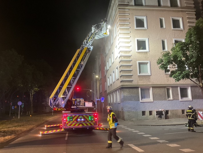 FW-DO: Kellerbrand in Dortmunder Nordstadt
