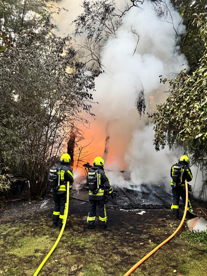 FW-EN: Gartenlaubenbrand in Schwelm