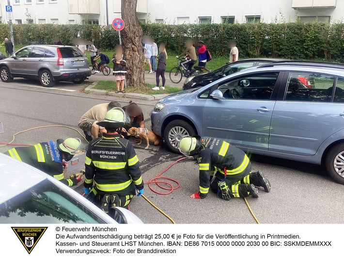 FW-M: Wochenendrückblick der Feuerwehr München für den 22. bis 24. August 2025