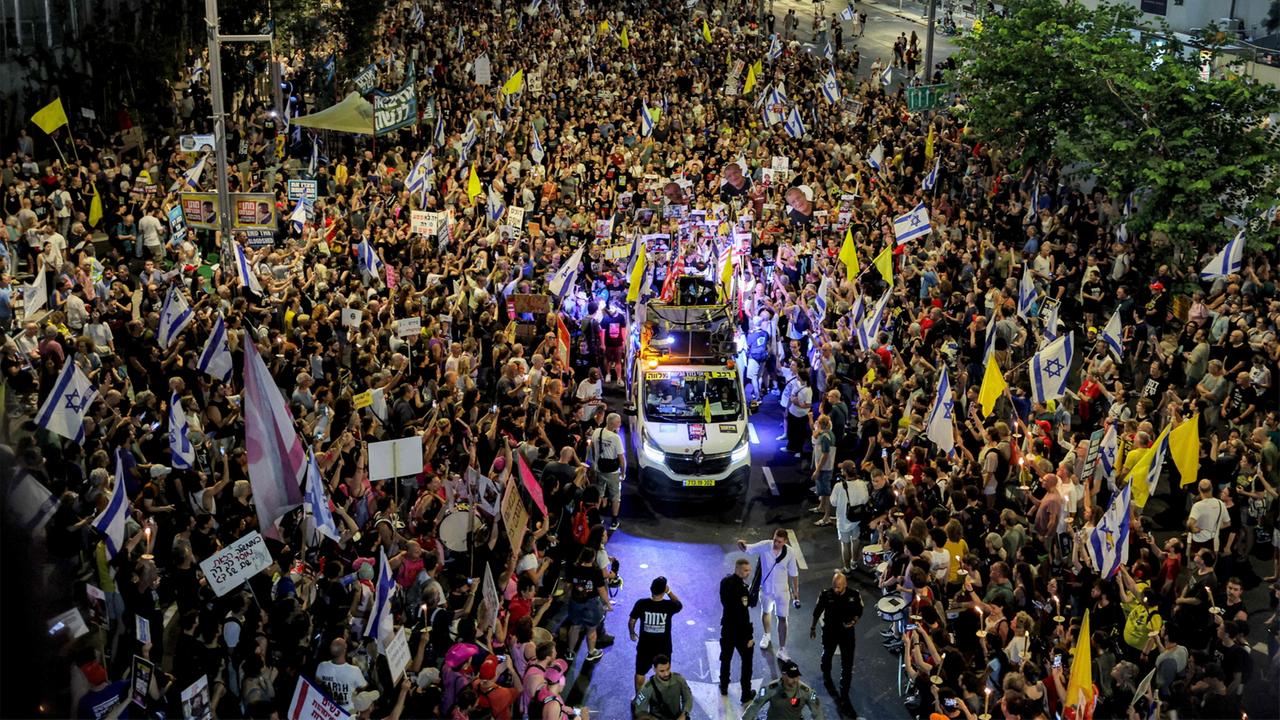 Nahost-Liveblog: ++ Zehntausende protestieren in Tel Aviv gegen Gaza-Plan ++