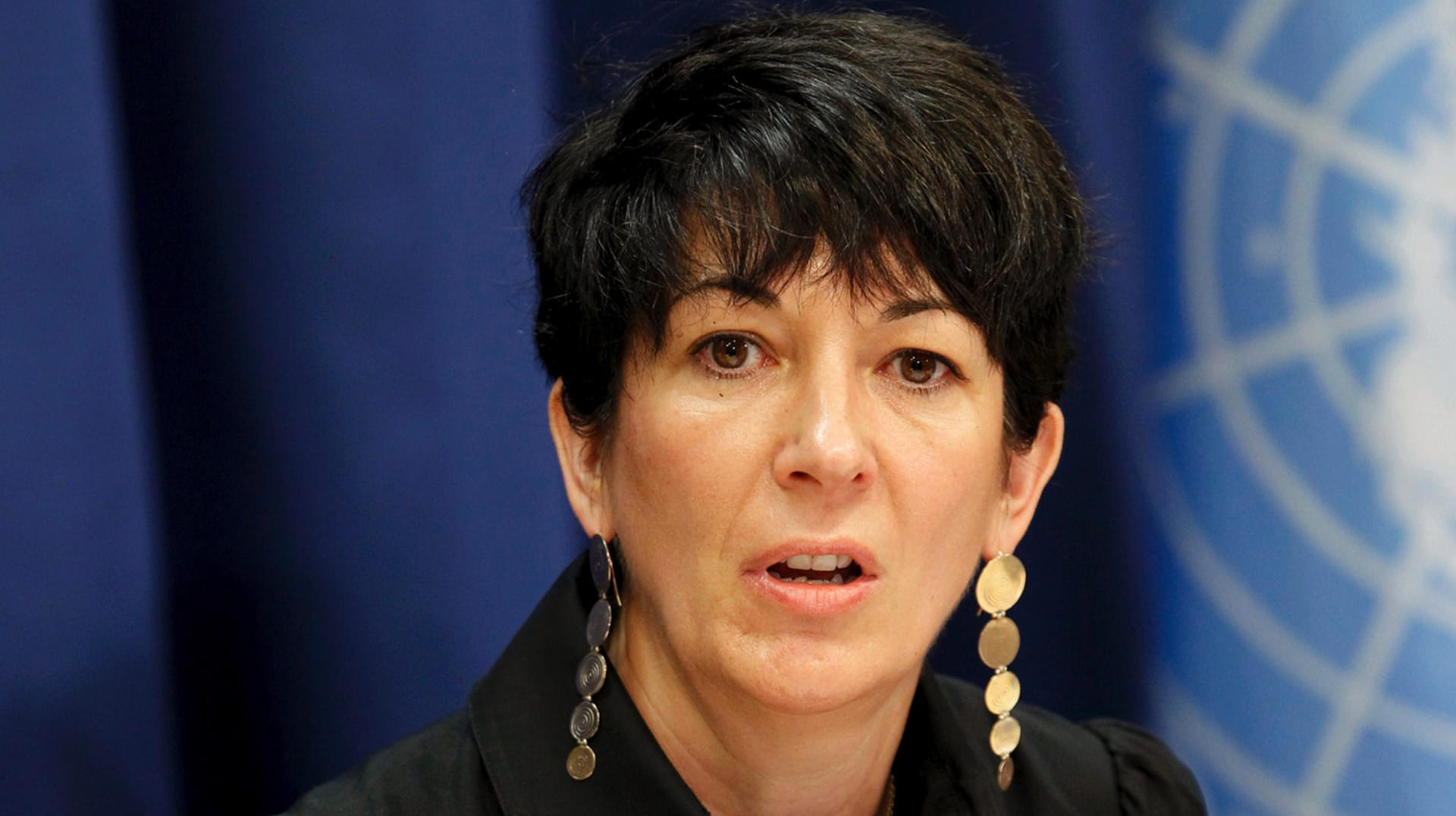 Ghislaine Maxwell bei einer Pressekonferenz im Hauptquartier der Vereinten Nationen (Archivbild): Der Prozess gegen die 59-Jährige soll am Montag starten.