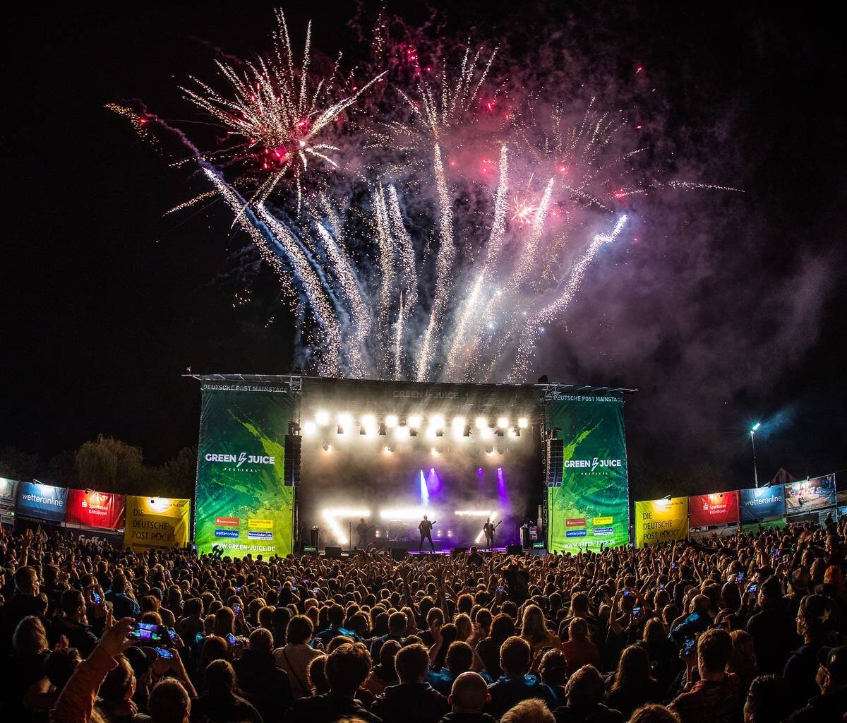 Unwetter-Unterbrechung beim Bonner Green Juice Festival