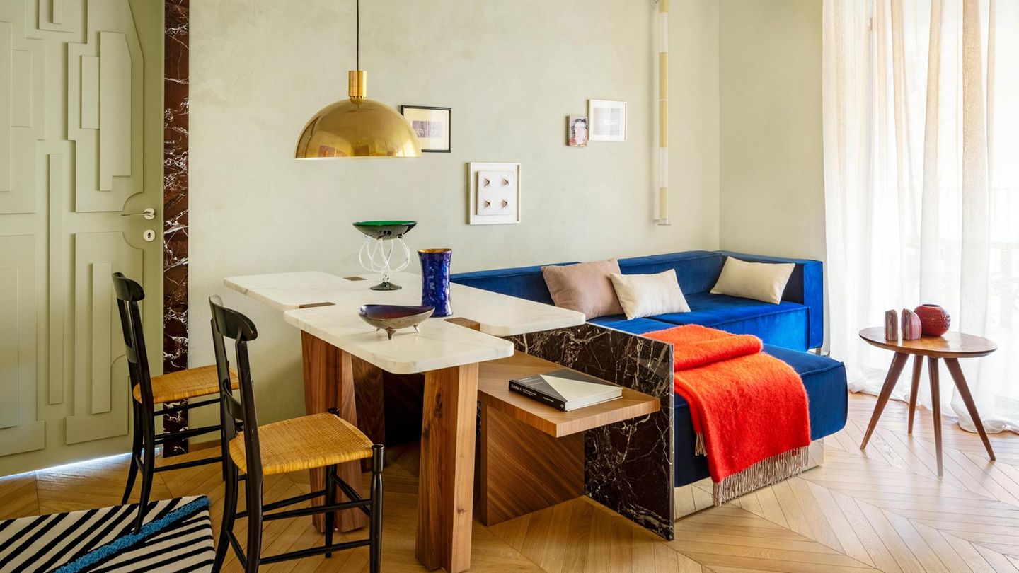 50-Quadratmeter-Wohnung in Mailand: Großer Luxus auf kleinem Raum
