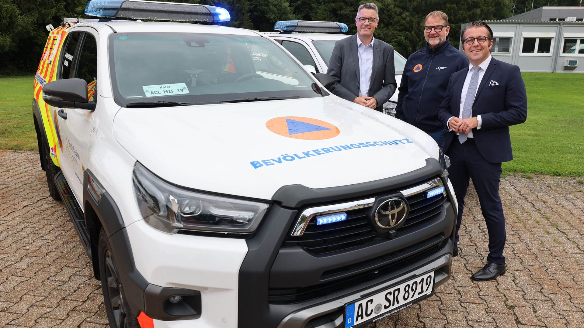 Großes Gefährt: So sehen die neuen Warnfahrzeuge aus.