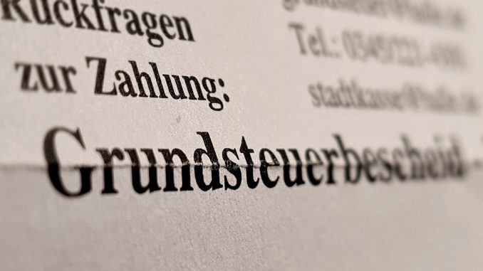 Grundsteuer Bescheid