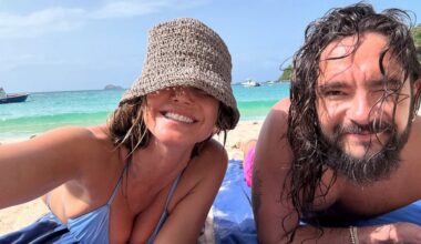 Heidi Klum im Paradies: Wenig Stoff und dazu eine große Dosis Tom