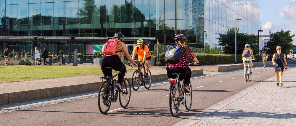 Sicher und schön: Fahrradfahren in Helsinki.