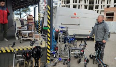 Dariusz Zaczek aus Bippen bringt Hilfsgüter in die Ukraine