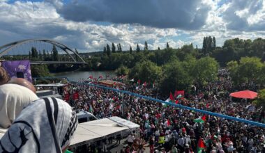 10.000 Menschen demonstrieren in Frankfurt für Palästinenserstaat