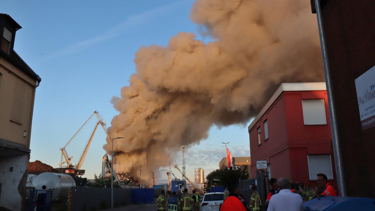 Hessen: Brandgeruch aus Mannheim bis nach Frankfurt zu riechen