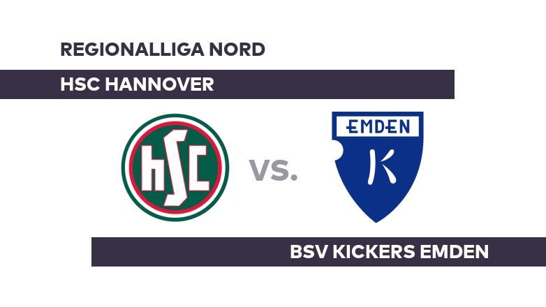HSC Hannover - BSV Kickers Emden: Hannover hat Luft nach oben - Regionalliga Nord