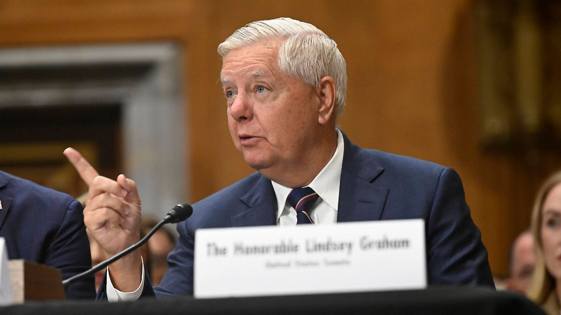US-Senator Lindsey Graham im Juli in Washington