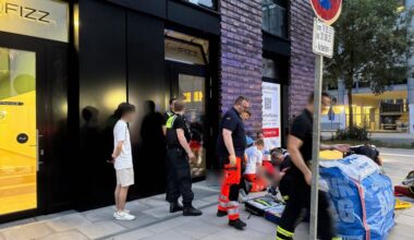 Waghalsige Aktion in Hamburg: Frau klettert Fassade hoch – und stürzt ab