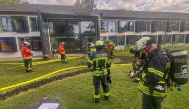 Feuerwehreinsatz am Turmberg Durlach: Sauna in Brand geraten