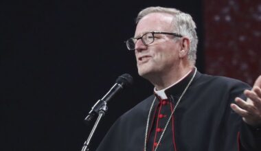 Bischof Robert Barron spricht bei einem Kongress