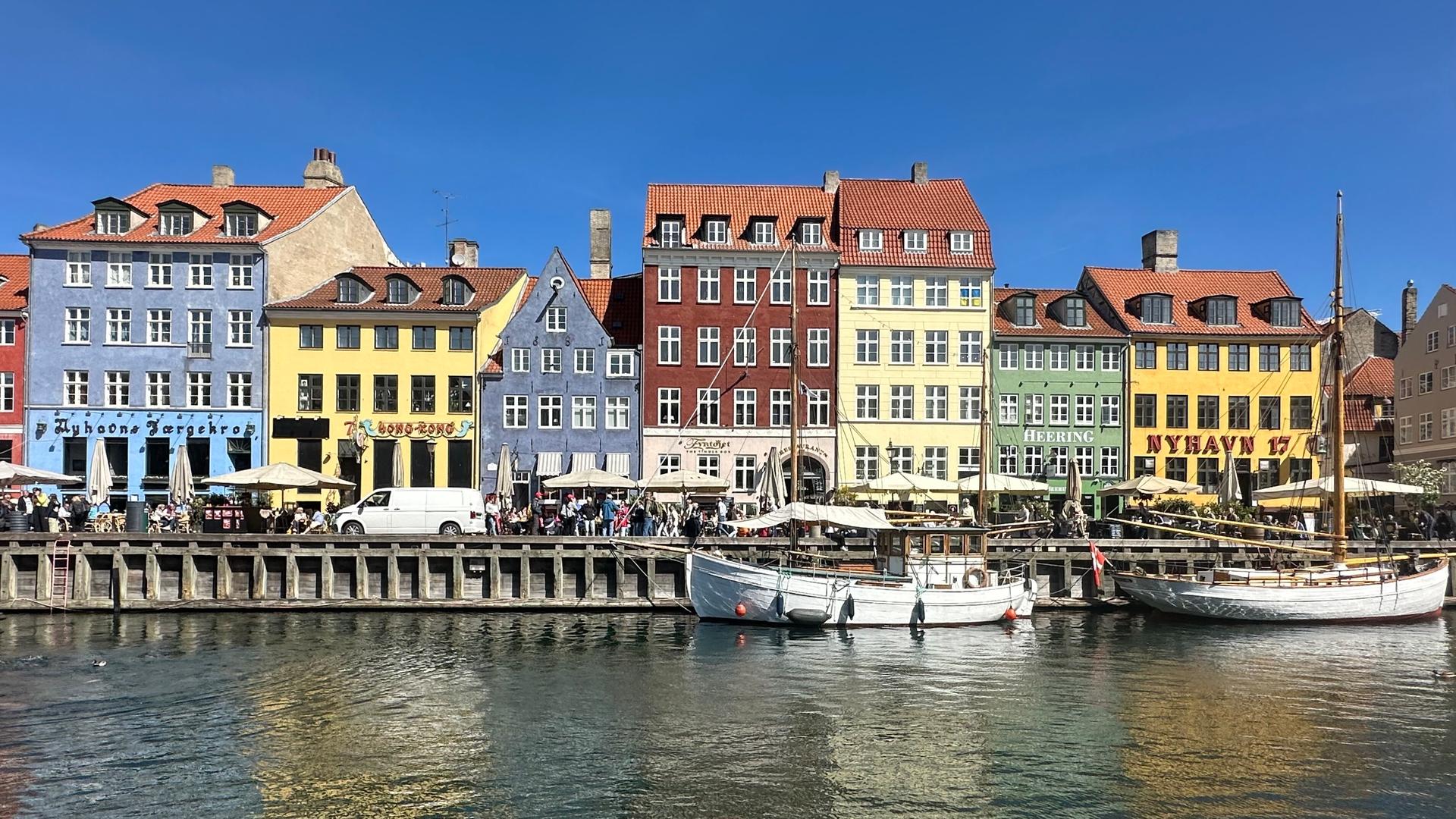 Blick auf die dänische Hauptstadt Kopenhagen