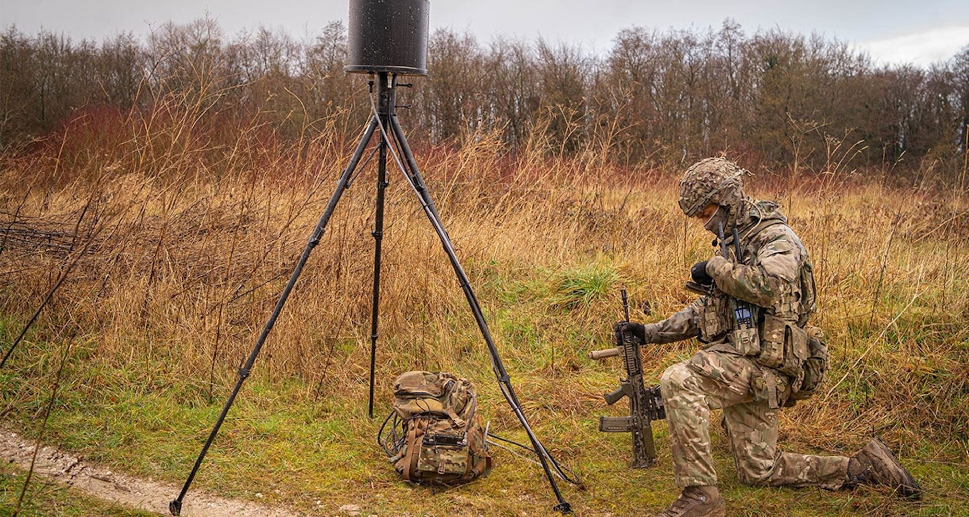 Bei VANAHEIM erproben britische und US-Soldaten die Möglichkeiten zur Drohnenabwehr, darunter auch CORVUS-RAVEN von L3Harris.