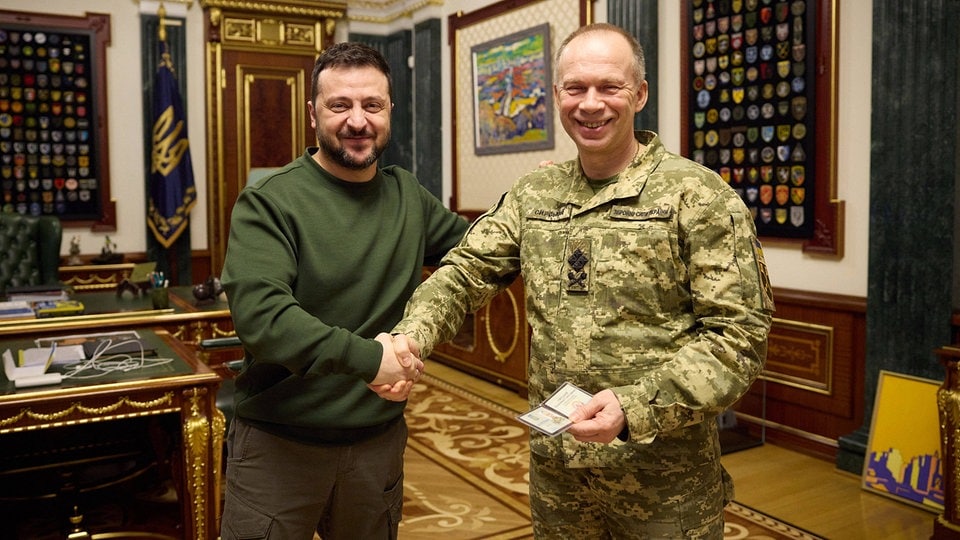 Ukraine-News: Ukrainischer Armeechef Syrskyj fordert Kriegsende zu Kiews Bedingungen
